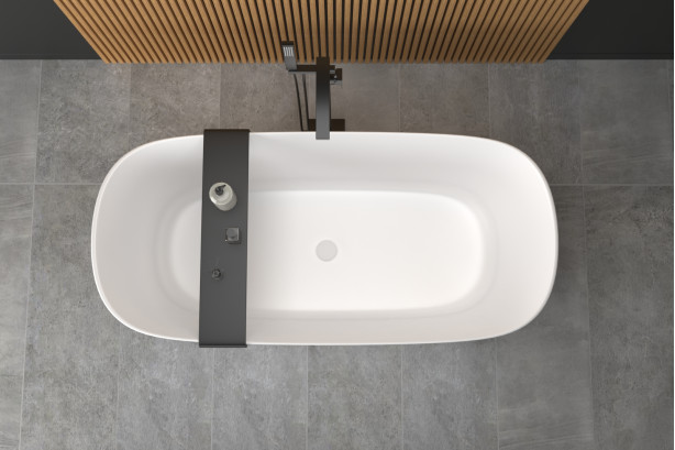 SLIM bath 1650X750 in Krion® top view