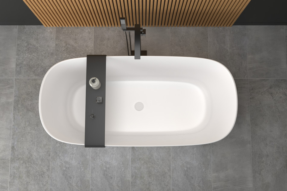 SLIM designer bath 1700X800 in Krion® top view