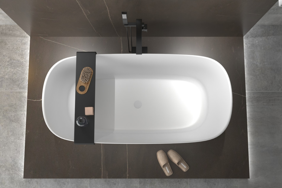ARCH bath in Krion® top view
