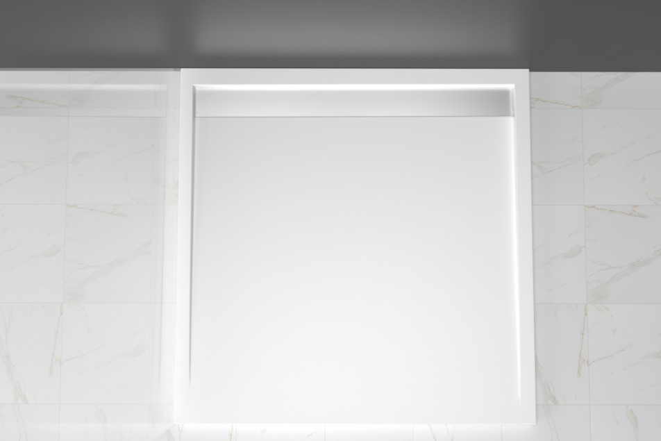 RAS Krion® square shower tray top view