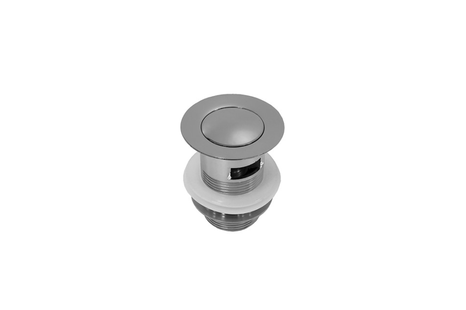 Krion® Chrome CLICK CLACK plug with overfill