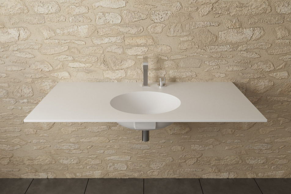 TAHAA KRION® single sink unit front view