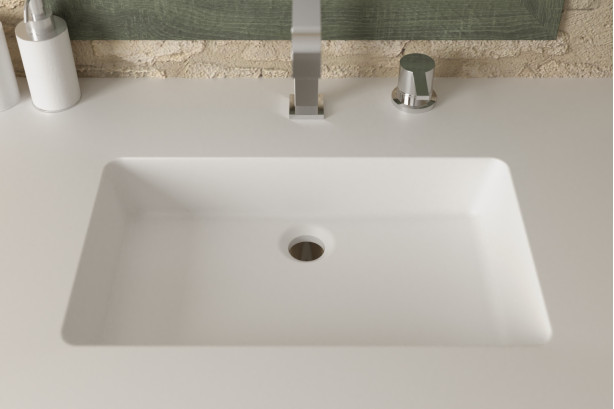 CAPENSE KRION® single sink unit top view