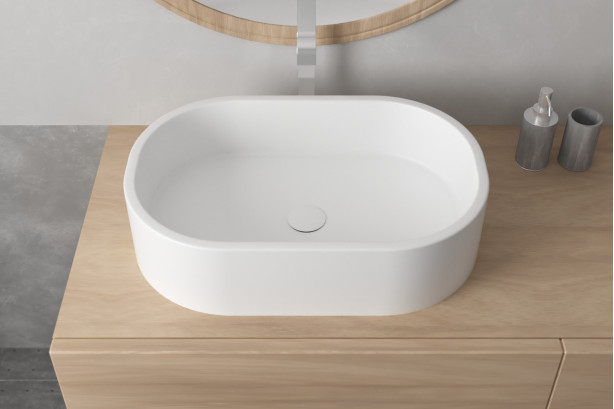 FORANA KRION® freestanding bowl top view