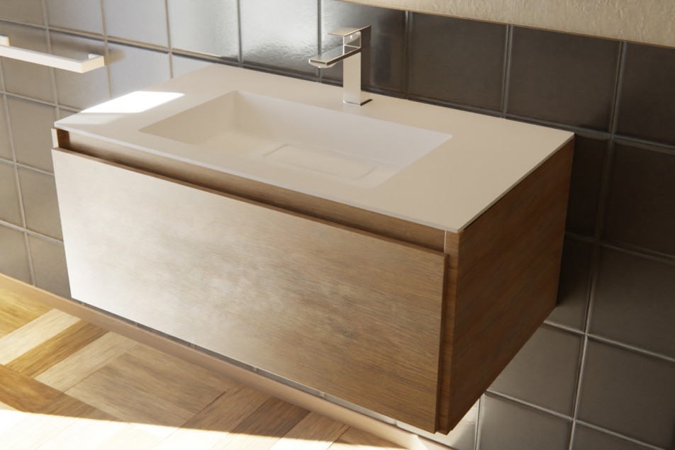 MOTU FATU KRION® single sink unit side view