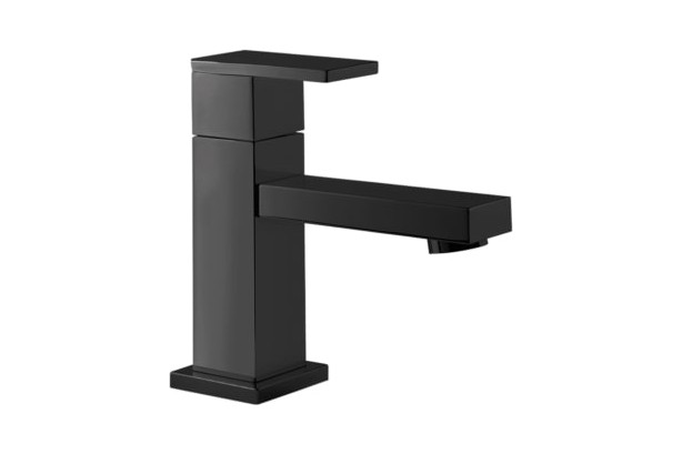 Cold water tap Matte Black Kramer® hand-washing basin
