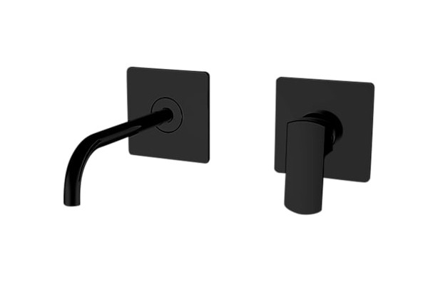 Kramer® EDGE Matte Black concealed basin mixer