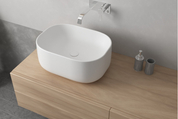 PLADIC KRION® freestanding bowl side view