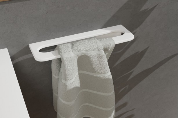 Image of Corian® 1-branch towel rack