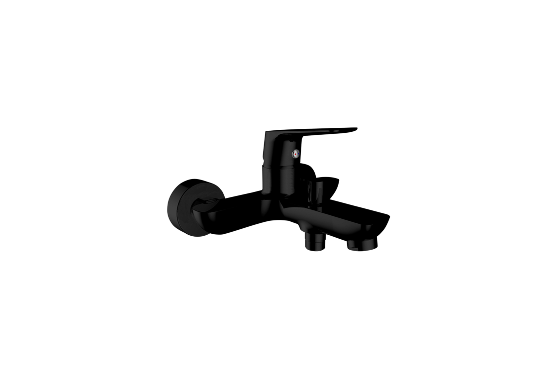 Kramer® LIFESTYLE Matte Black bath shower mixer image
