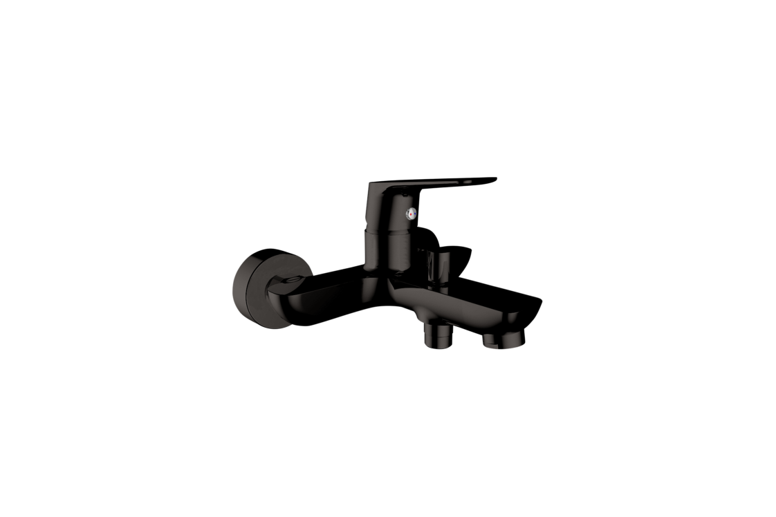 Kramer® Metal Gun LIFESTYLE wall-mounted bath and shower mixer image