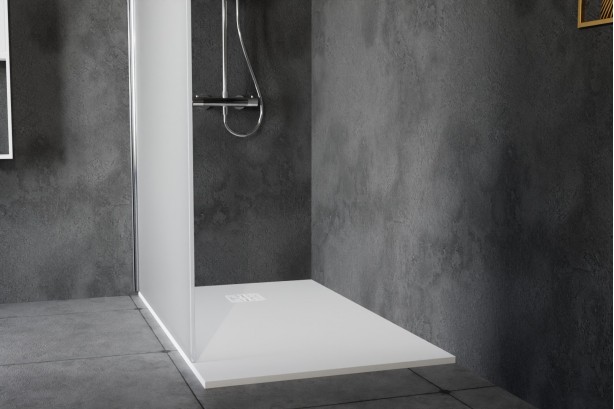 KUBA Mineralsolid® shower tray side view 700x1200