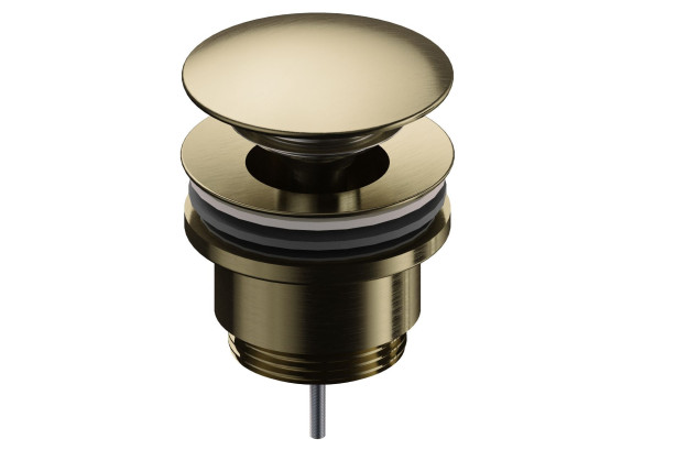 Brushed Gold Click Clac plug by Sanycces