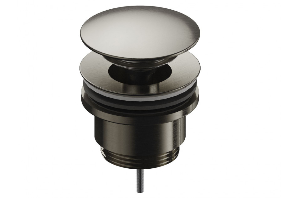 Brushed Nickel Click Clac plug by Sanycces