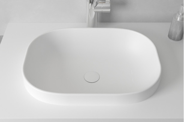 PIREN KRION® single sink unit top view