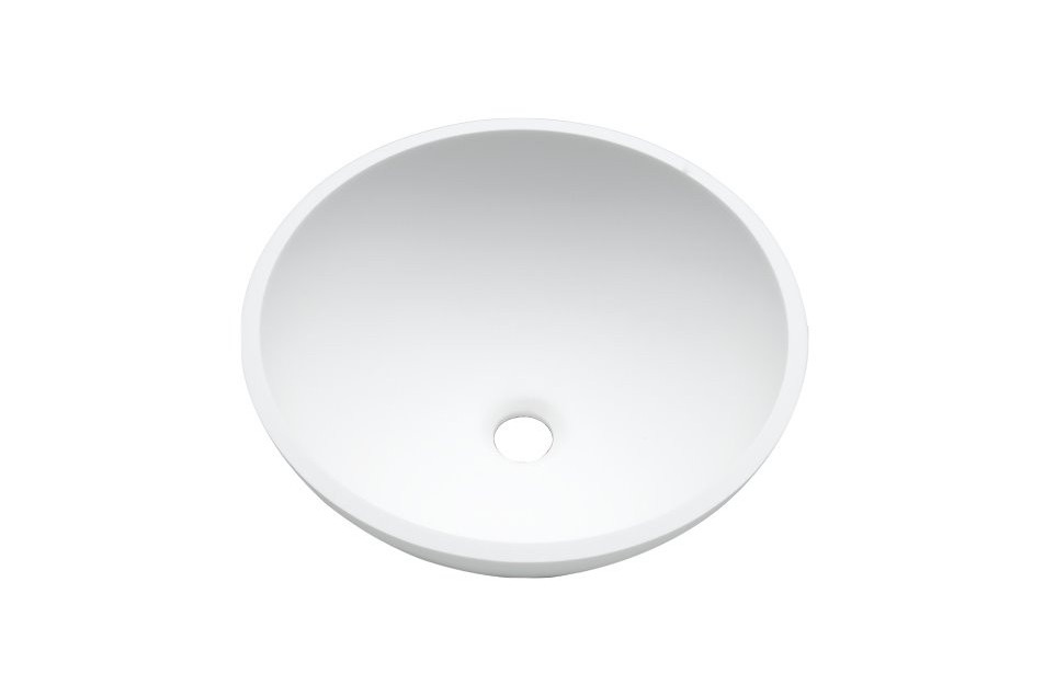 MOOREA single washbasin brand Krion® unconverted washbasin