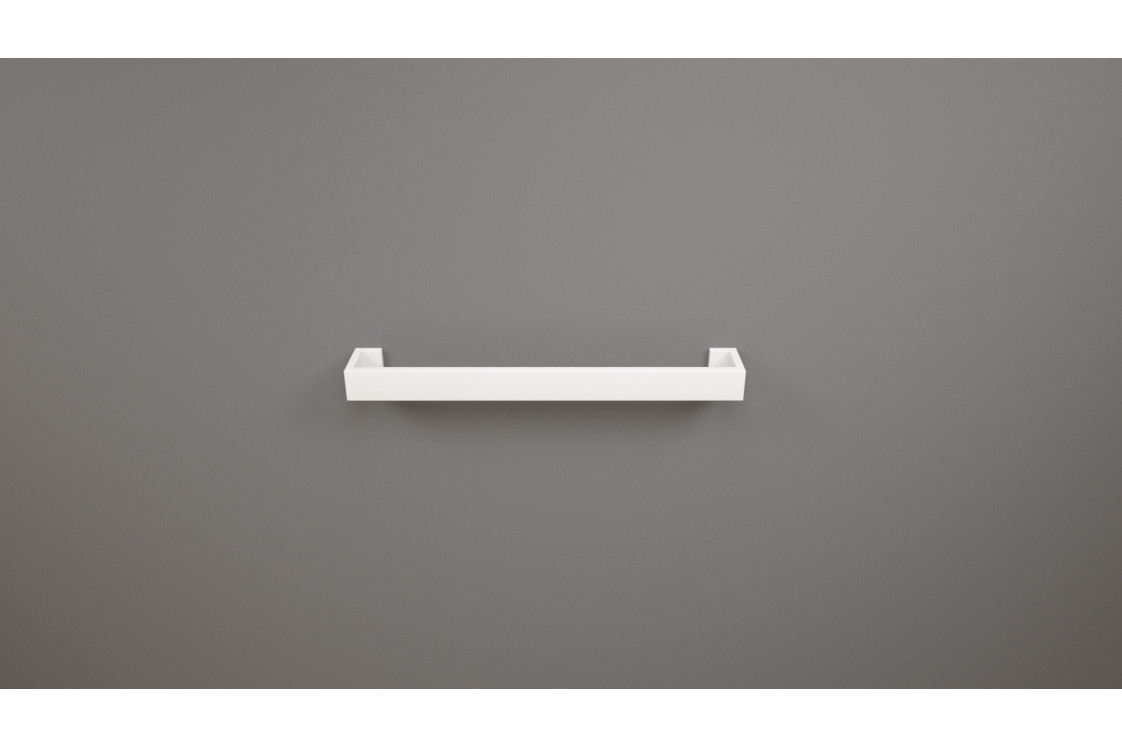 KRION® solid surface towel rail, front view