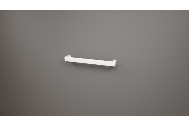 KRION® solid surface towel rail, side view