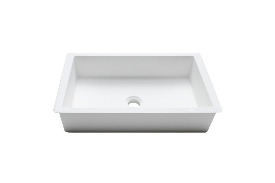 CALYPSO single washbasin in Krion® unconverted washbasin