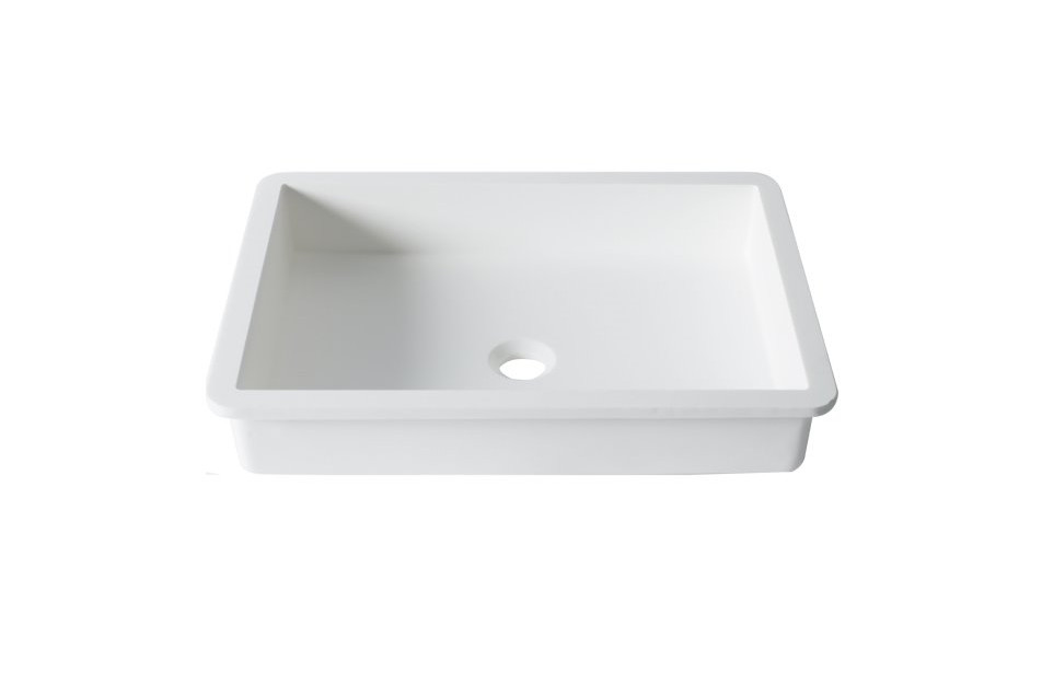 CASTRIES KRION® single sink unit unconverted washbasin