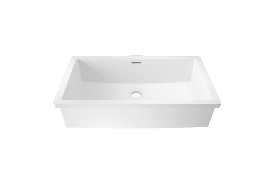 CHANCEL KRION® single sink unit unconverted washbasin