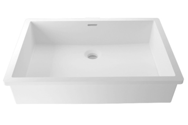 CABRITS KRION® single sink unit unconverted washbasin