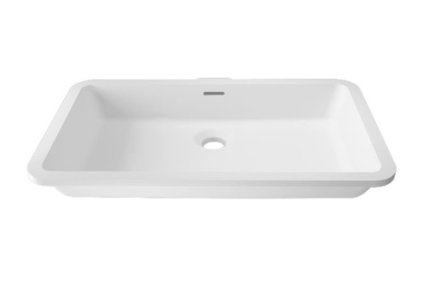 CREIZIC single washbasin in Krion® unconverted washbasin
