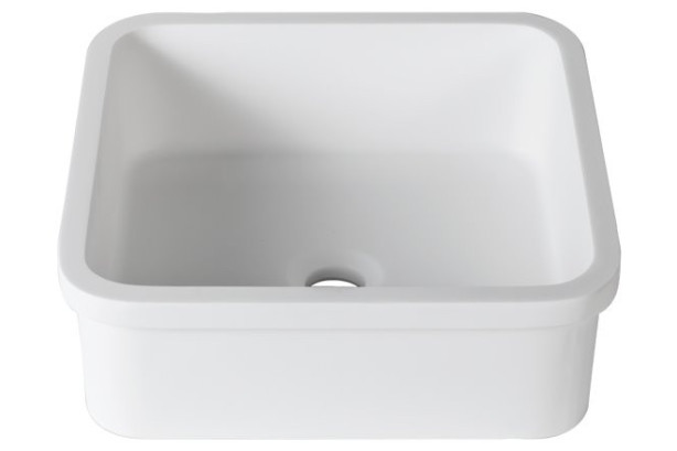 CAVALLO single washbasin in Krion® unconverted washbasin