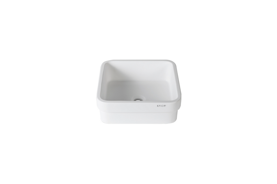 CORDOUAN single washbasin in Krion® unconverted washbasin