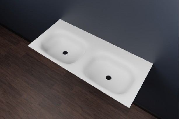Double ISLAND vanity top in...