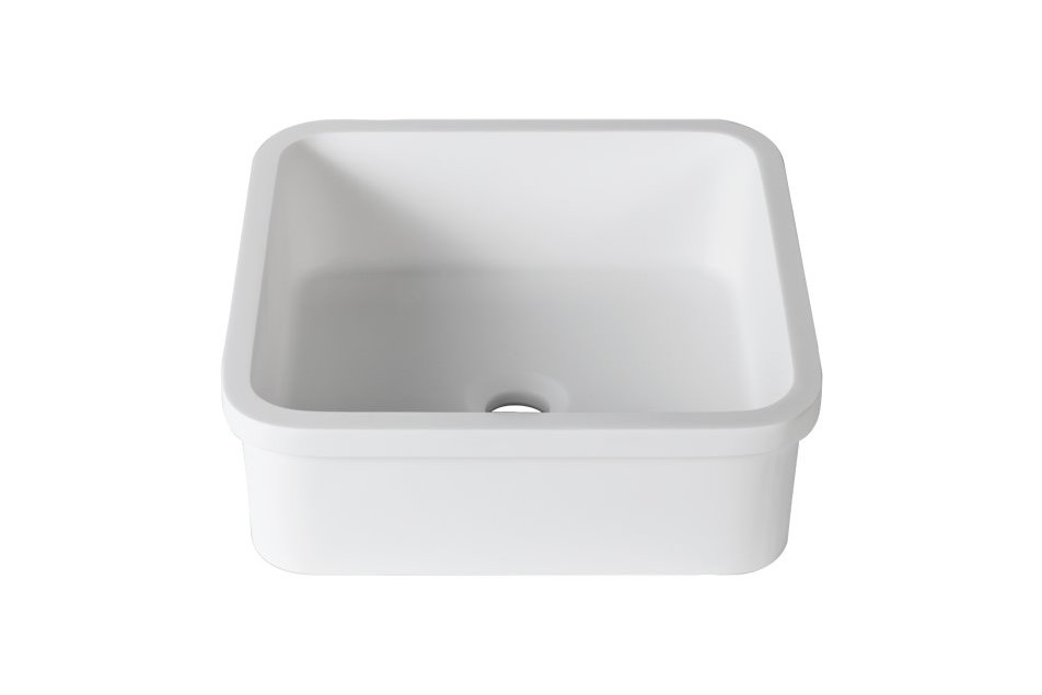 CAVALLO double washbasin in Krion® unconverted washbasin