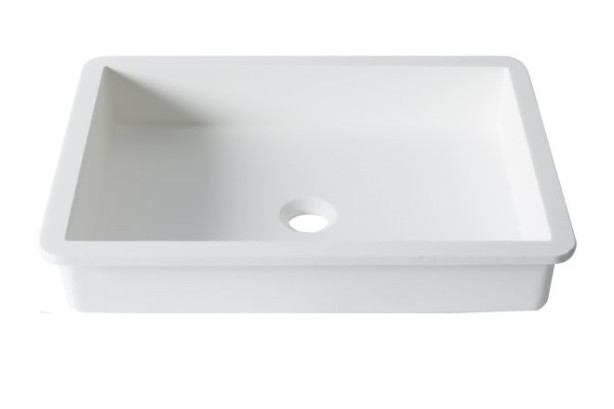 CASTRIES double washbasin in Krion® unconverted washbasin