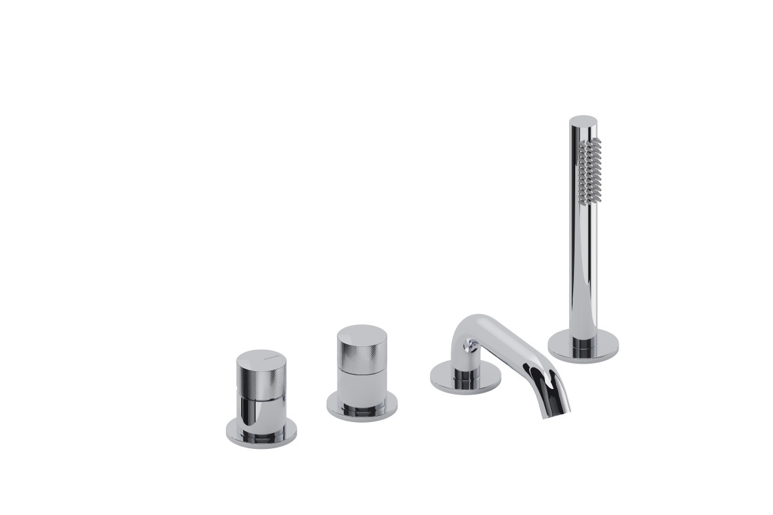 Bright Chrome LOOP K bath and shower taps and by sanycces