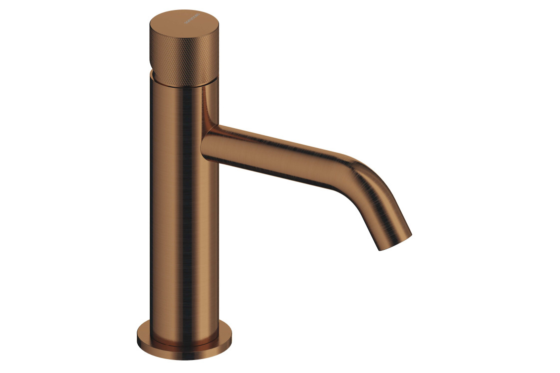 Copper (or Brushed Rose Gold) LOOP K single-lever tap by Sanycces