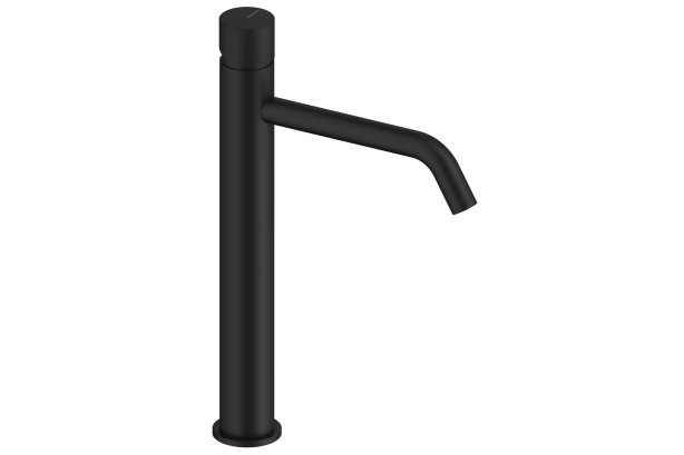 Matte Black LOOP K tall single-lever tap by Sanycces
